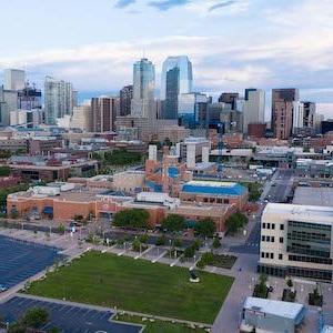 Aerial of MSU Denver campus